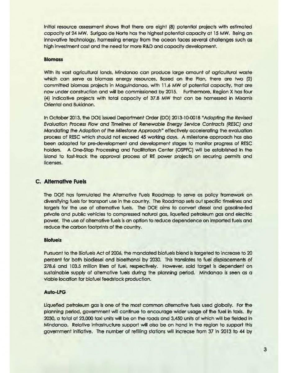 Image file of the Mindanao Energy Plan page 3